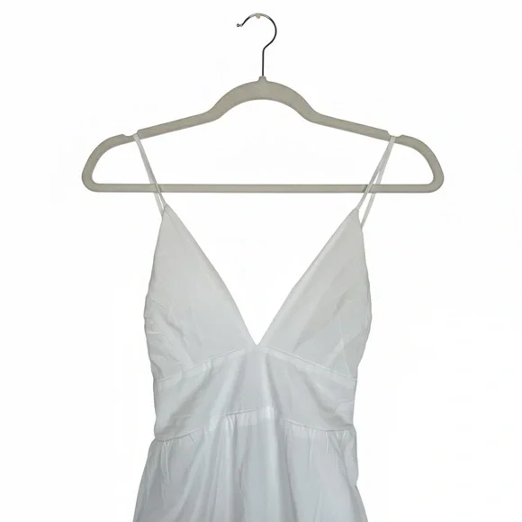 Pampelone Chloe White Cotton Maxi Dress NWT Size Small - Picture 3 of 6